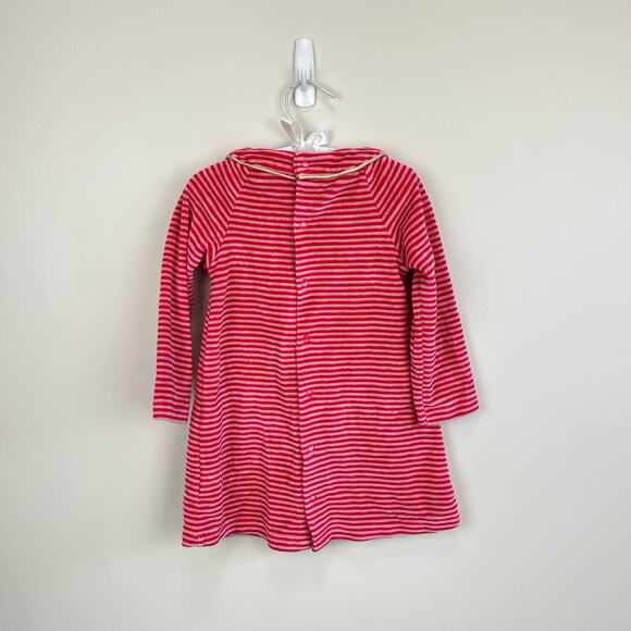 Mini Boden Striped Applique Velour Llama Dress 18-24 Months - Picture 5 of 5
